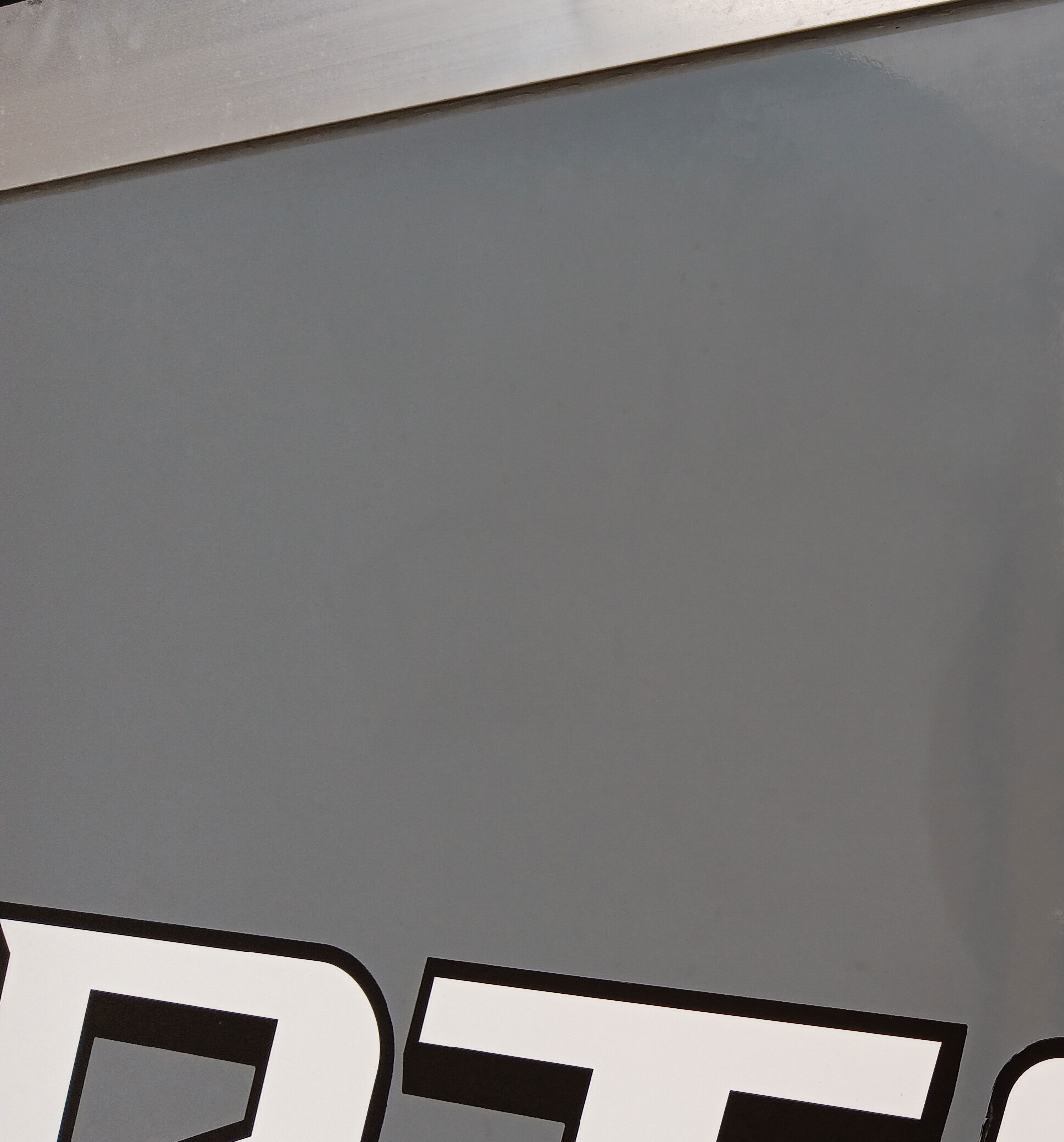 RV Oxidation removal and clearcoat restoration in Chesapeake, VA — Before